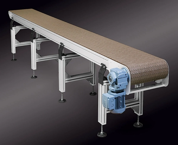 Straight Running Chain Conveyor Equipment Flat Top Conveyor Belting System