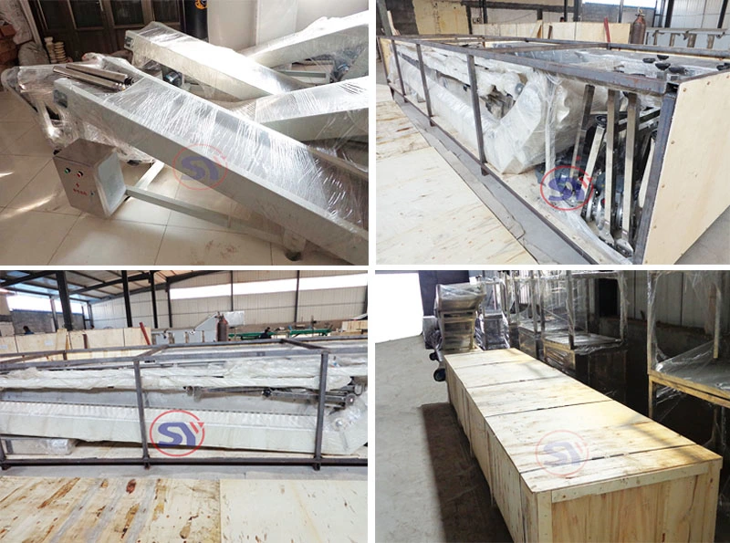 Short Ss Gravity Roller Conveyor Table for Station Safety Inspection