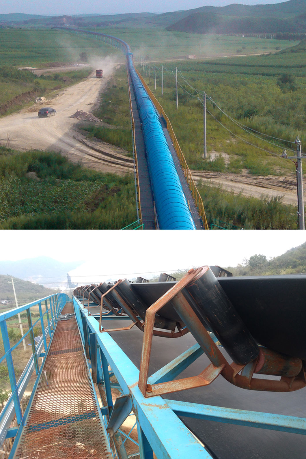 Long Distance Cement Belt Conveyor Price