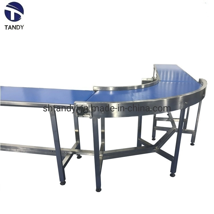 Industrie PU Belt Straight Running Belt Conveyor Material Handling Equipment