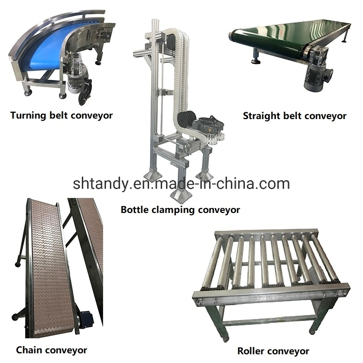 Industrie PU Belt Straight Running Belt Conveyor Material Handling Equipment