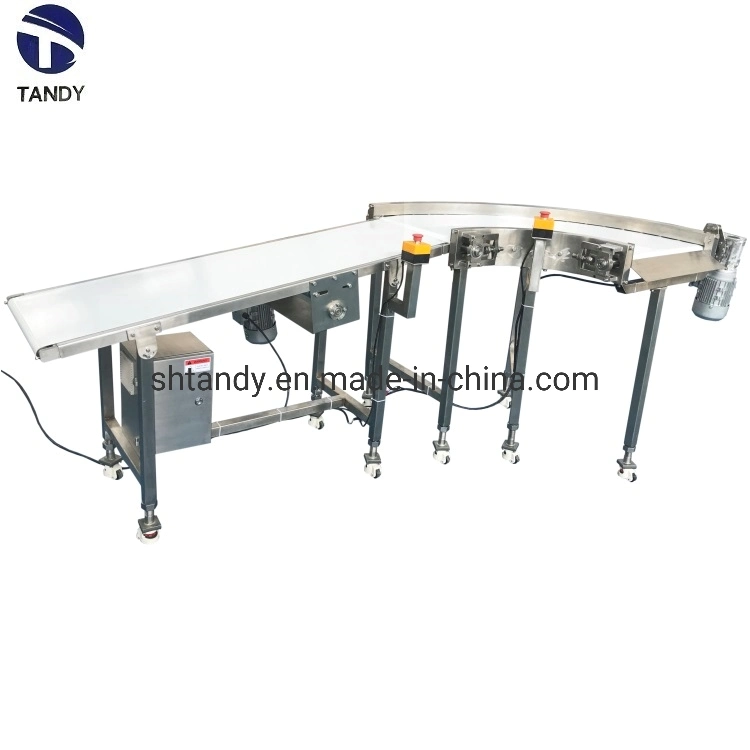 Industrie PU Belt Straight Running Belt Conveyor Material Handling Equipment