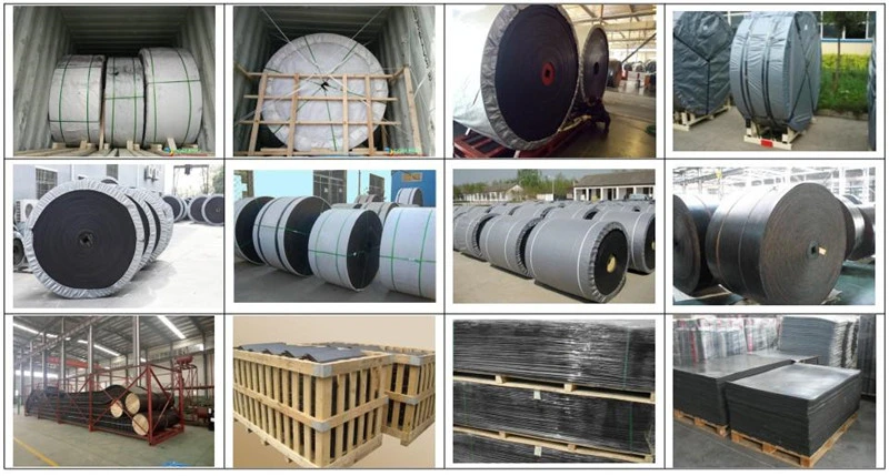 Corrugated Sidewall Conveyor Belt with Natural Rubber and Cleat