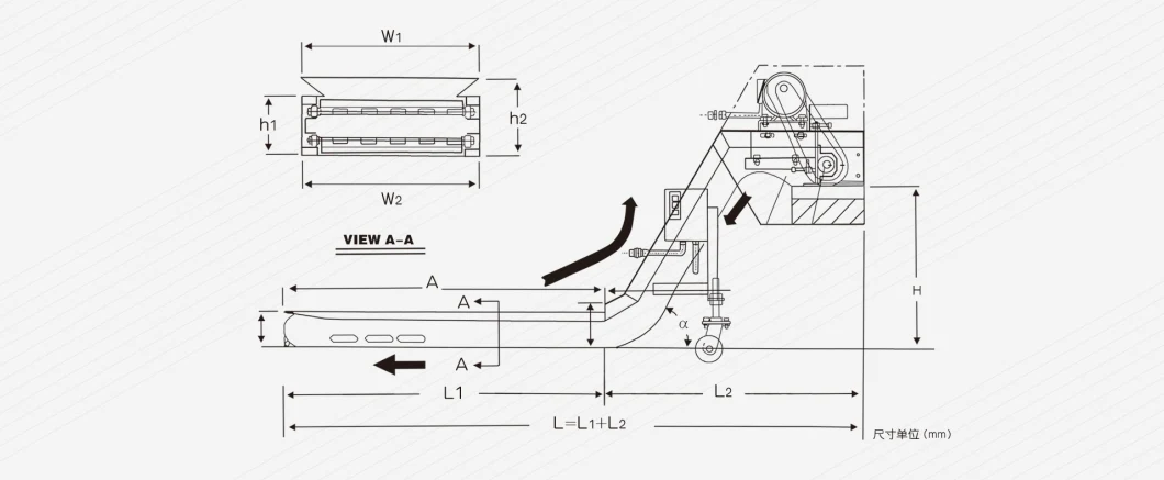 Chip Conveyor Flexible Spiral Screw Conveyor for Metal Filings CNC Conveyor