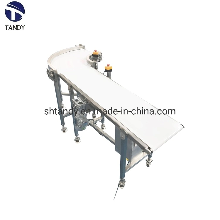 Industrie PU Belt Straight Running Belt Conveyor Material Handling Equipment