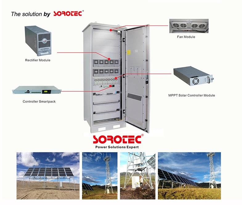 Reliable Electricity 48VDC Solar DC Power System with Modular Design to Meet Different System Requirements