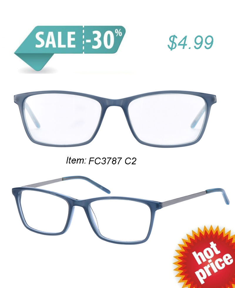 Promotion Discount Price Slim Acetate Eyeglasses Frame