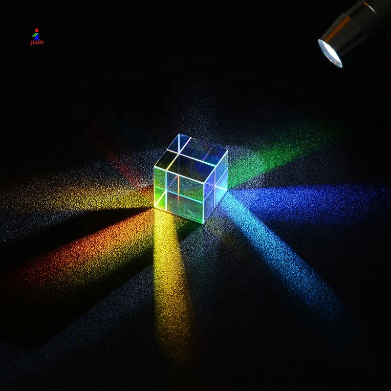 45mm*45mm Hot Products Mini Optical Glass Right Angle Glued X-Cube Prism