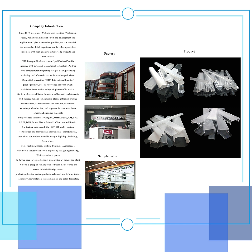 Plexiglass PMMA Acrylic LED Linear Lens with Wavy Line