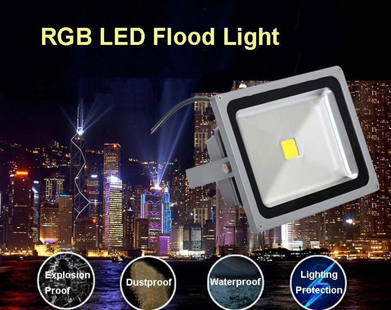 High Quality Manufacturer Combination RGB Reflector Outdoor High Power 50W 200W RGB LED Floodlight