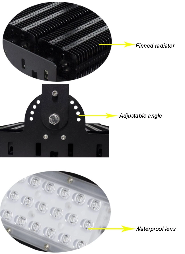 400W 500W Reflector LED Light to Replace 1000W Matal Halide Sport Stadium Engineering LED Flood Light