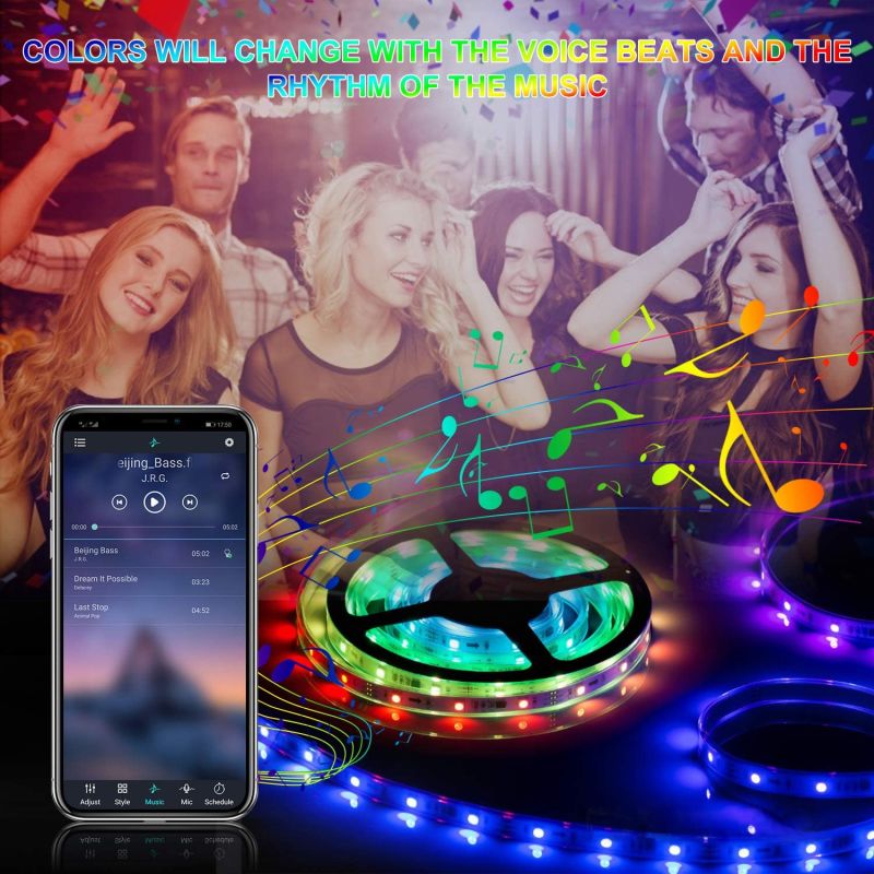 LED Rope Light LED Controller LED Lights Strip for Bedroom