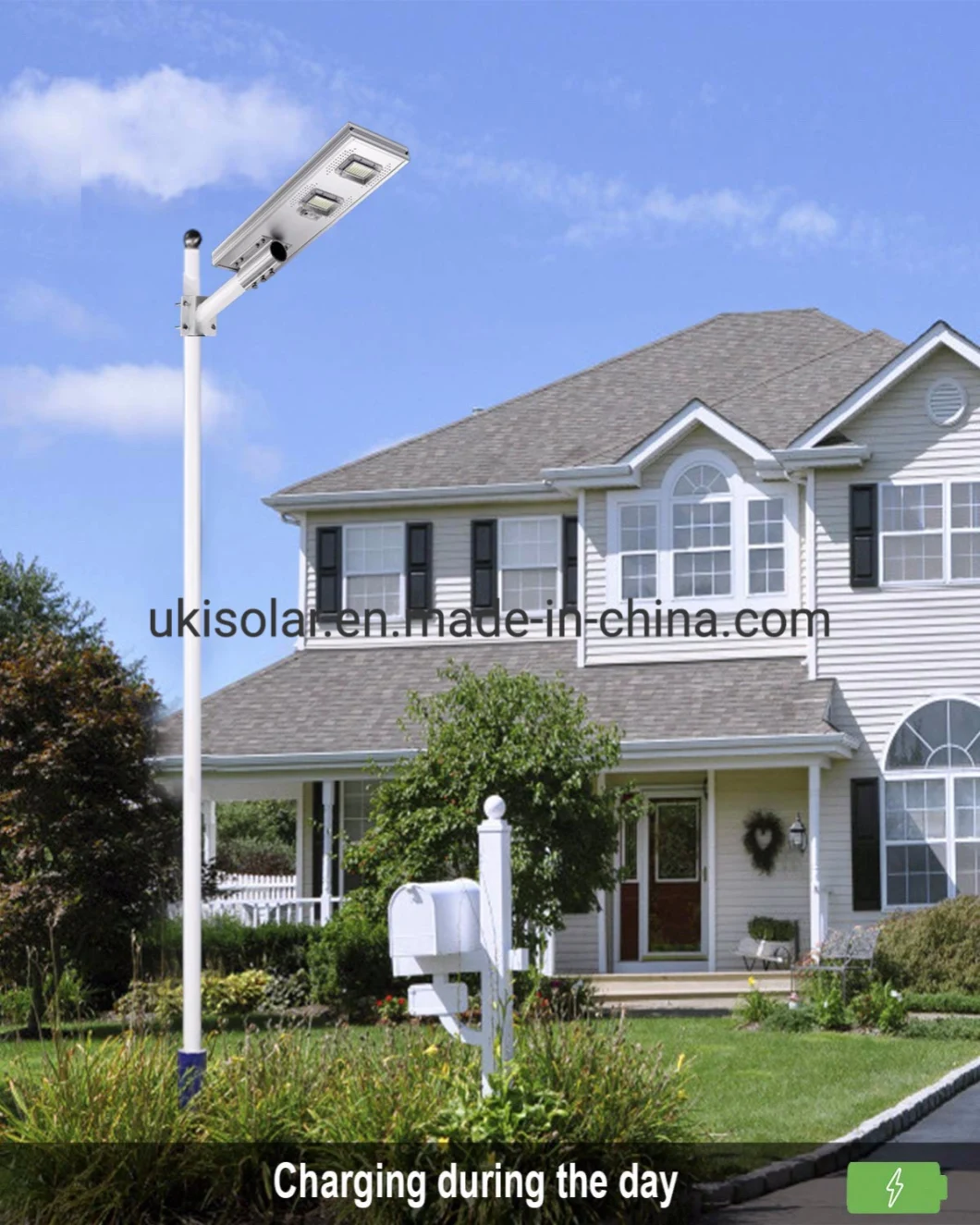 Ukisolar China Suppliers LED Factory Lighting Housing IP66 All in One Solar LED Street Light