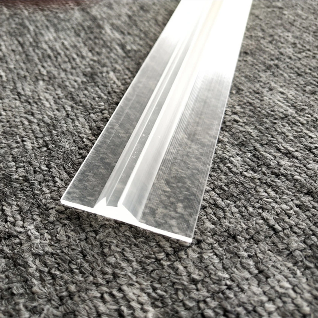 Plexiglass PMMA Acrylic LED Linear Lens with Wavy Line