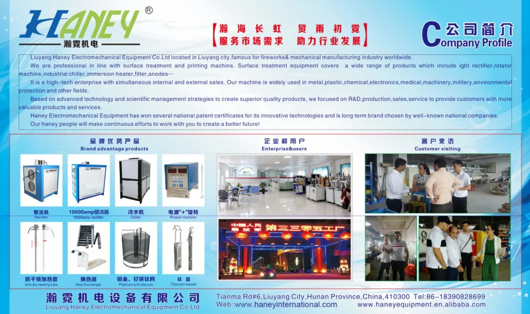 Haney 1000A Rectifier Rhodium Plating Machine Chrome Plating Process Electroless Nickel Plating 30V Power Supply