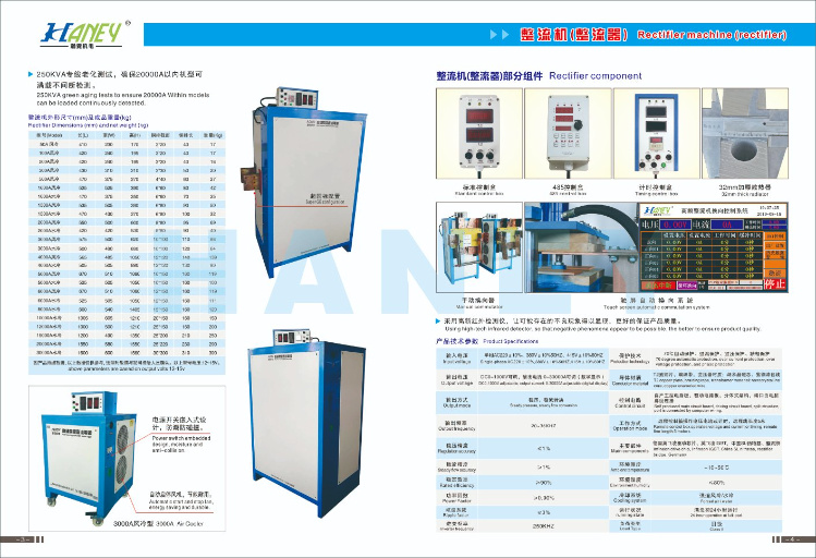 1500A Zinc Plating Rectifier Anodizing Rectifier Chrome Plating Electro Plating Pulse Rectifier