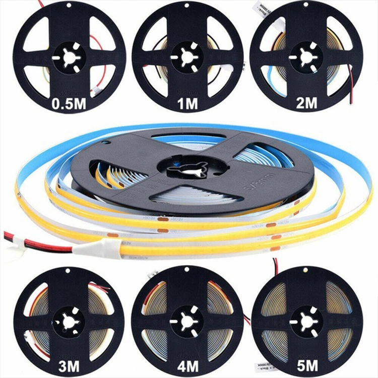 360LEDs COB LED Strip 12V/24V Flexible LED Strip COB Light for Home