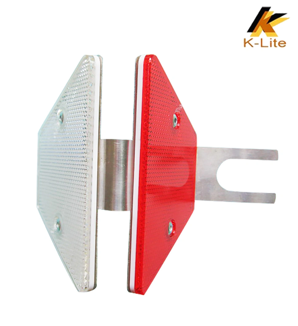 Warning Reflector Delinetor Road Safety Aluminium Guardrail Reflector Kt102