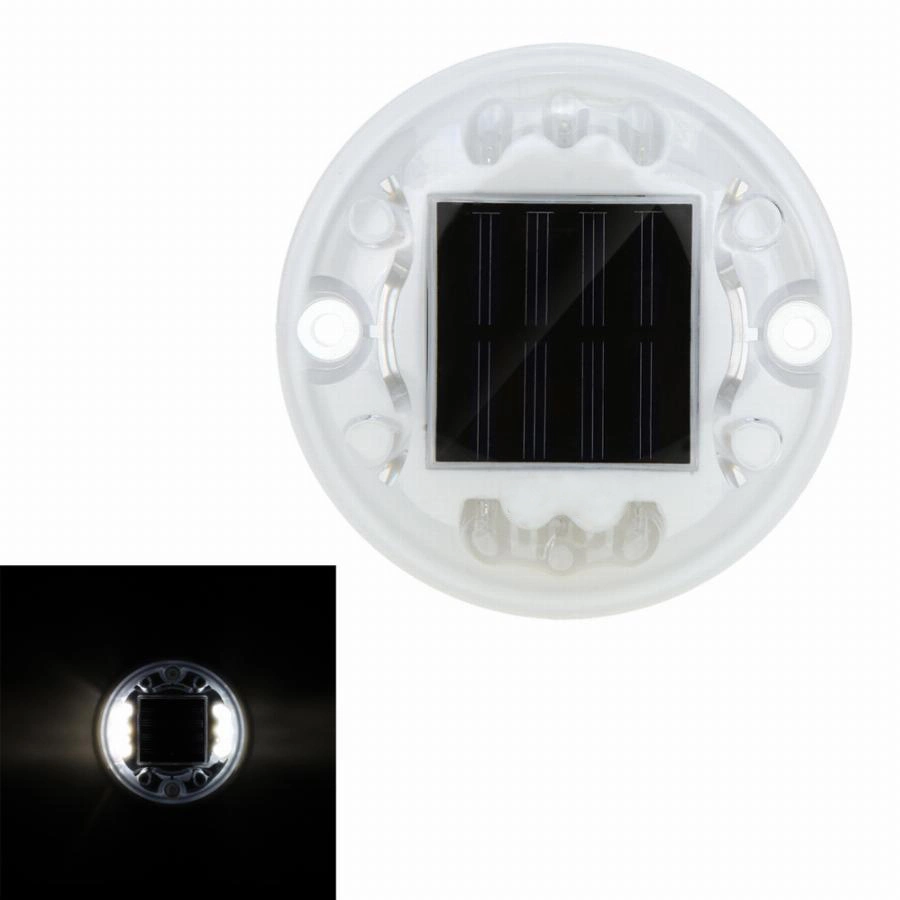 Solar Reflector Lights PC Plastic Driveway Reflective LED Road Stud