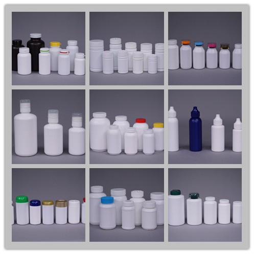 Various Pet/HDPE Plastic Bottle Medicine Tablet Capsule Cosmetic Jar Packaging