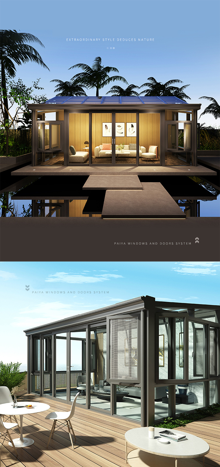 Enclosed Glass Sun Porch Enclosures Price Free Standing Sun Room Glass Patio Sunroom Enclosures Aluminum Alloy Glass Garden Room
