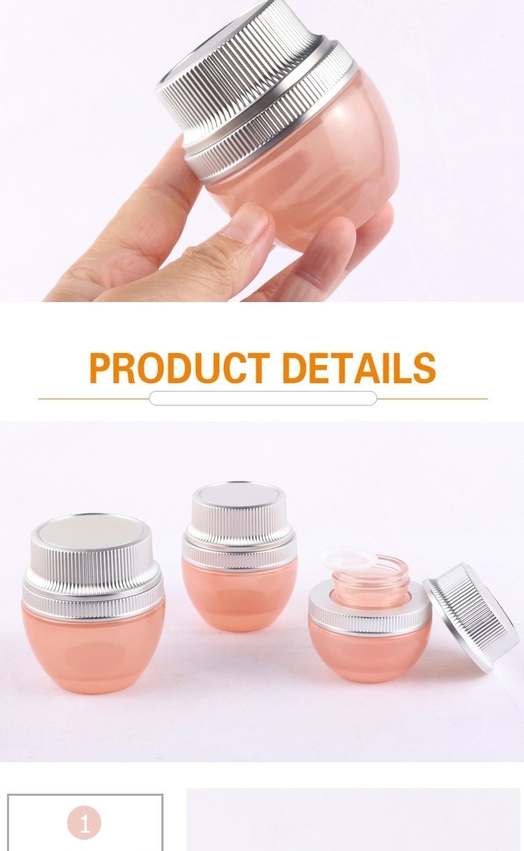 50ml 200ml 250ml Glass Cosmetic Cream Jar for Face Cream