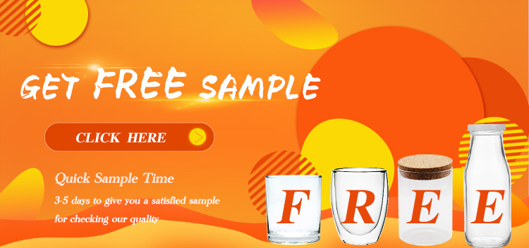 Eco-Friendly Empty Clear Glass Cosmetic Cream Jar for Skin Care Cream