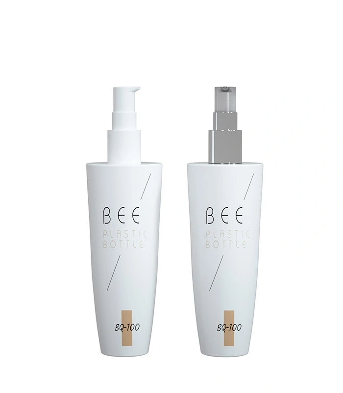 Silk Screen Printing Hot Stamping Body Lotion Plastic Cosmetics Packaging Bottle (BQ-100)
