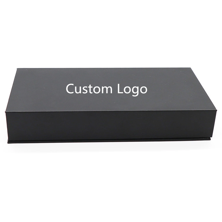Custom Black Printed Luxury Skin Care Product Gift Cardboard Magnetic Shipping Box for Cosmetic