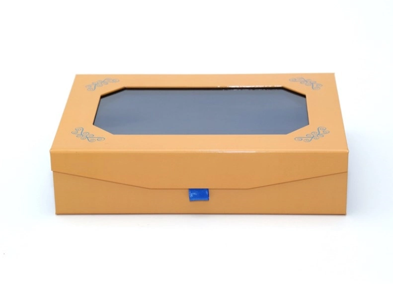 Wholesale Custom Luxury Gift Packaging Foldable Magnetic Cosmetic Box with Window