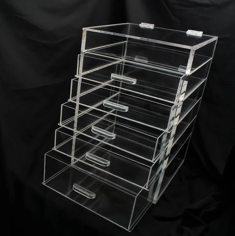Acrylic Drawer Case, Acrylic Drawer Box, Acrylic Makeup Display, Acrylic Jewelry Storage