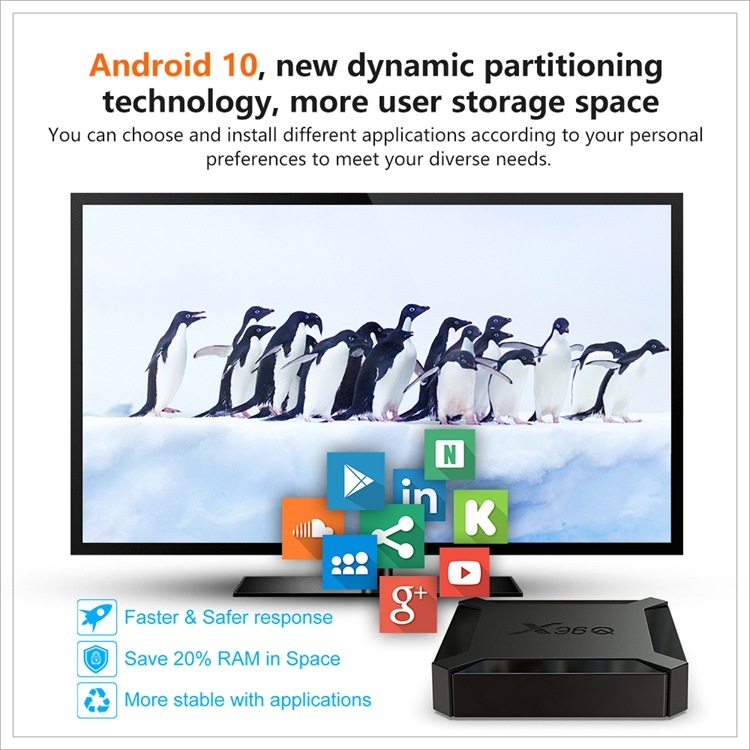 Smart 4K Digital Converter Internet TV IPTV Subscription Android Set Top Box