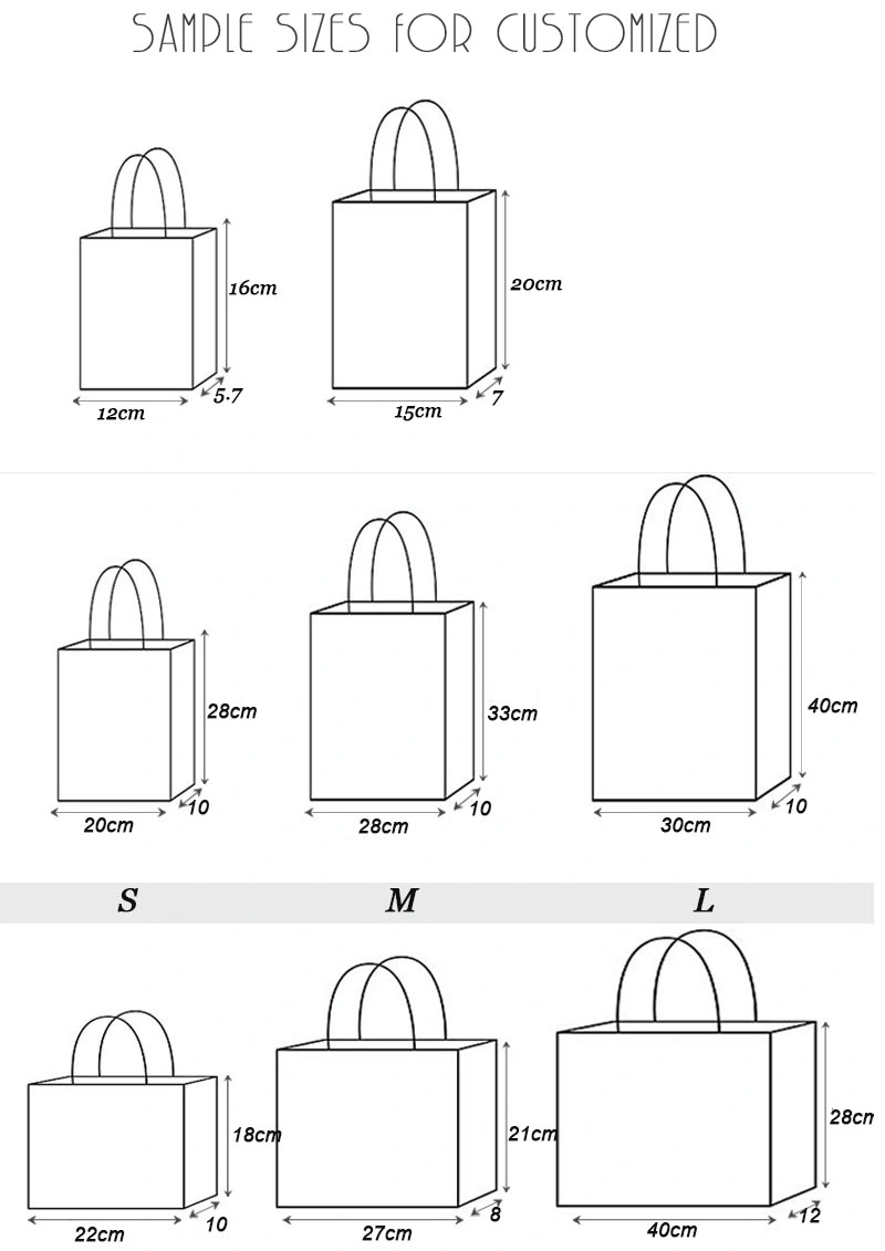 Creative Paper Rope Rivet Bag for Beauty Products Gift Bags