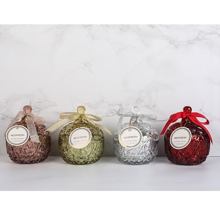 Gift Sets Promotional Inner Mercury Glass Dome Creative Candle Jars Candle Jar Boho