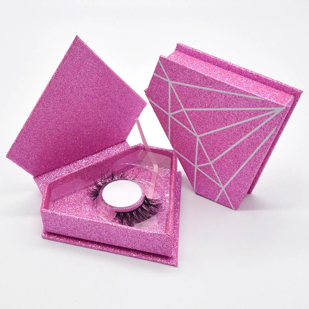 Vendor 3D Mink Lashes with Custom Makeup Eyelashes Packaging Box