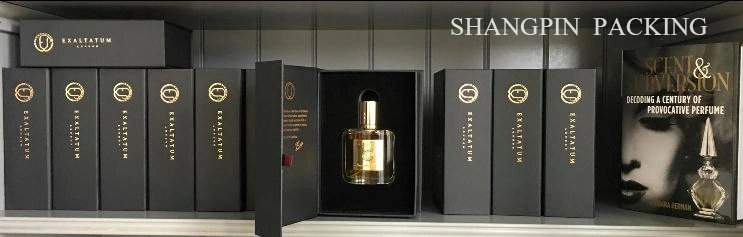 Eco Friendly Folding Printed Matte Black Display Corrugated Paper Box for Makeup