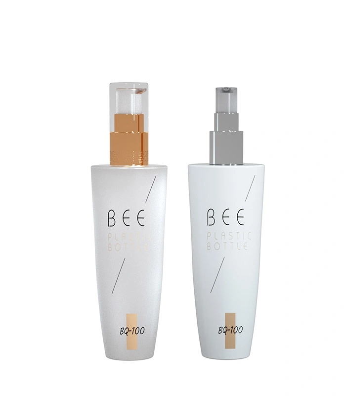 Silk Screen Printing Hot Stamping Body Lotion Plastic Cosmetics Packaging Bottle (BQ-100)