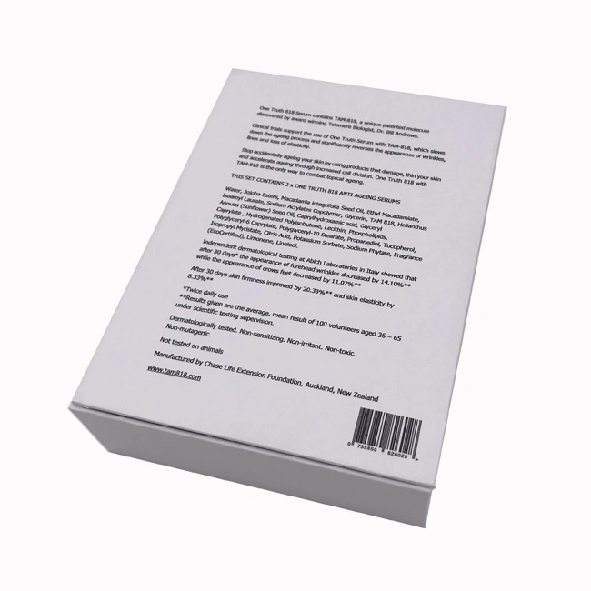 Exquisite Custom Cardboard Paper Cosmetic Gift Packaging Box