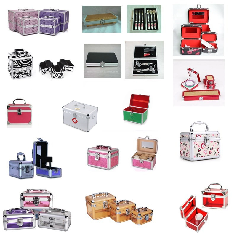 Makeup Box Organiser Beauty Storage Nail Train Cosmetic Case