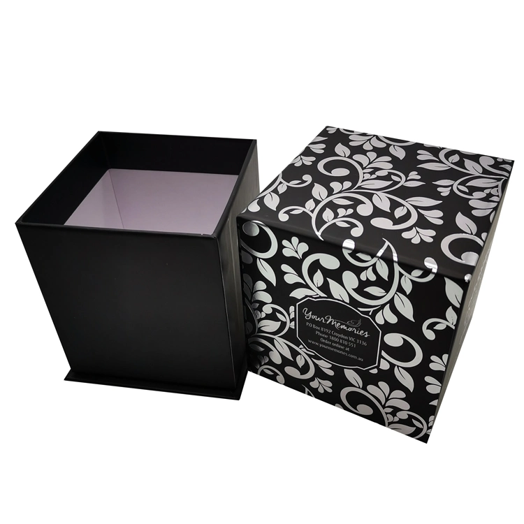 High End Custom Scented Candle Set Gift Paper Box with Design