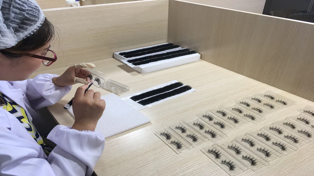 Vendor 3D Mink Lashes with Custom Makeup Eyelashes Packaging Box