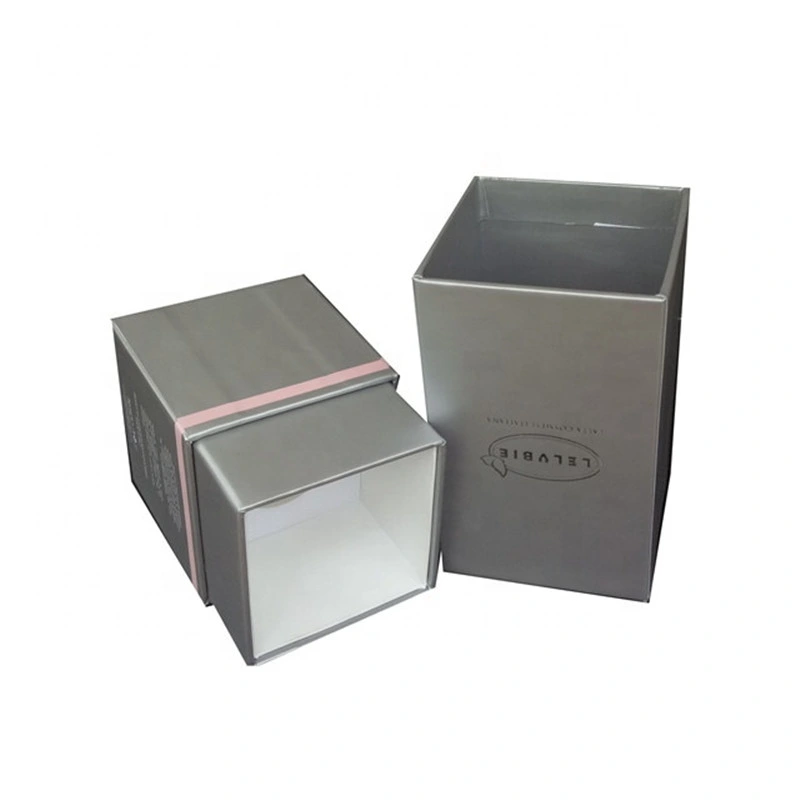 Custom Foil Logo Gift Box Lid and Bottom Cosmetic Paper Box