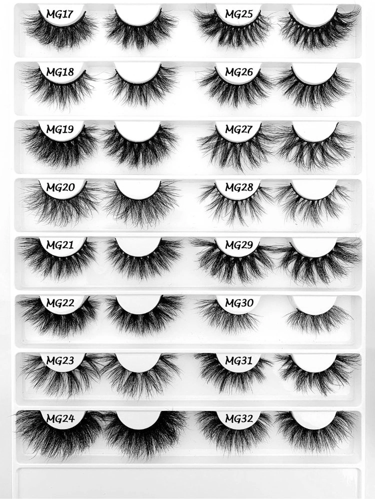 Mink Lash Vendor Cruelty Free Mink Eyelash Private Label Makeup Lashes