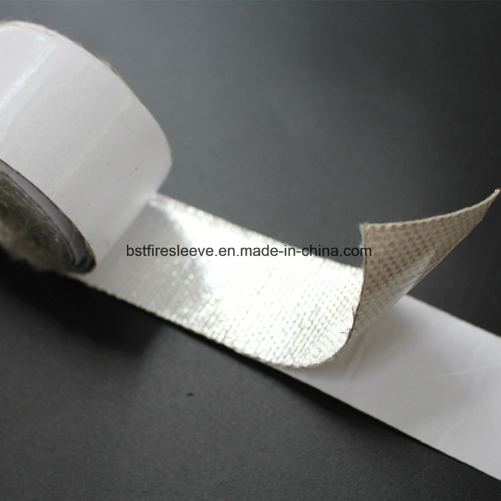 Self Adhesive Heat Shield Fiberglass Aluminized Heat Reflecting Tape