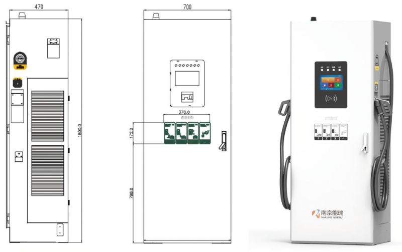 Commercial Portable 160kw 240kw Level 2 3 Electric Charger Cars Design Cost Price Fast DC EV Charging Stations for Sales