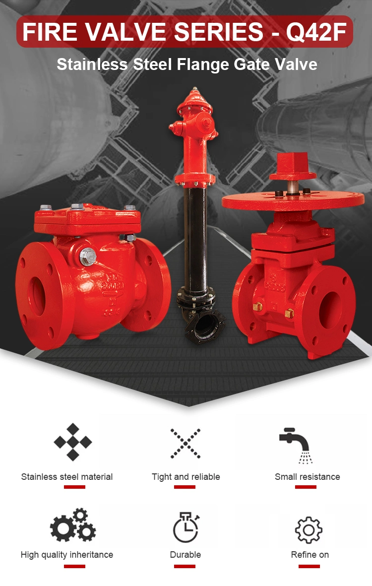 DN150 6 Inch ANSI 150 Vertical Stem CF8m Stainless Steel Handwheel Flange Gate Valve