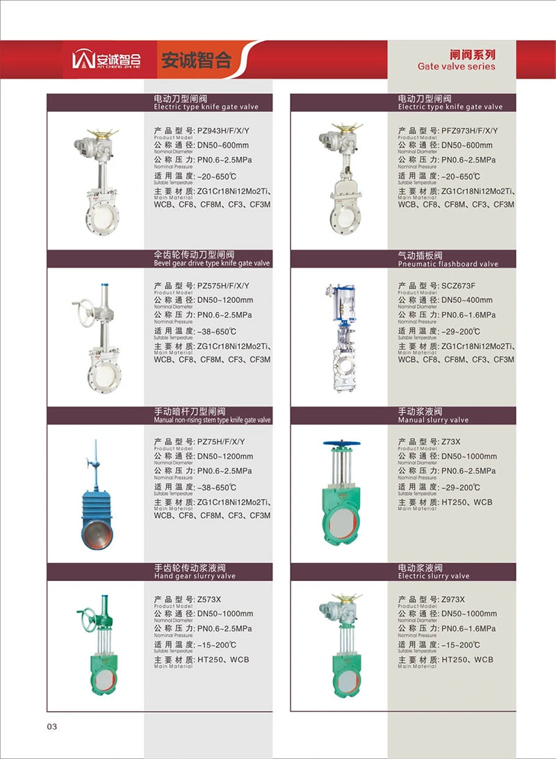 Stl Sealing Surface Pn16, DN65~DN400 Flanged Gate Valve Price