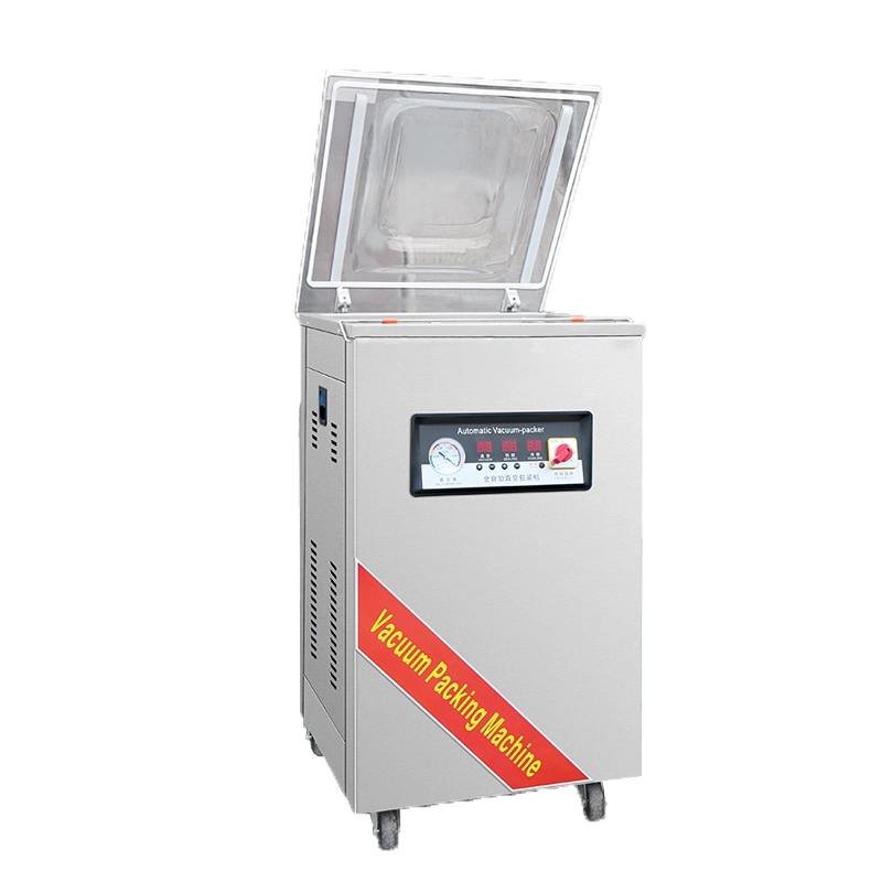 Dz-400 Automatic Commercial Packing Sealer Single Chamber Meat Fish Chicken Vacuum Packaging Machine for Packer