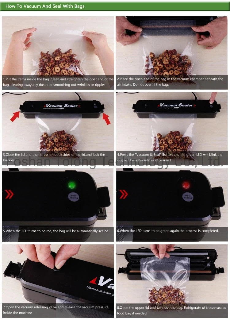 Small Household Vacuum Sealer Machine Food Meat Fruit and Vegetable Vacuum Packaging Machine