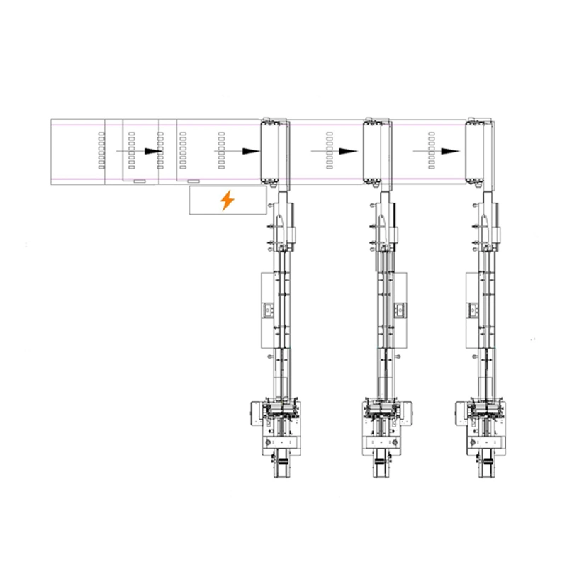 Heavy Duty High Speed Food Processing Packing Line Robotic Fully Automated Packaging Line